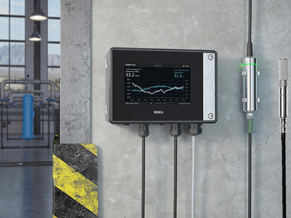 Indigo520 transmitter with probes in an industrial setting