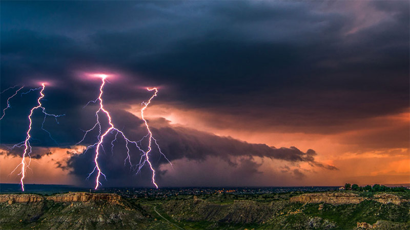 Lightning in Colorado
