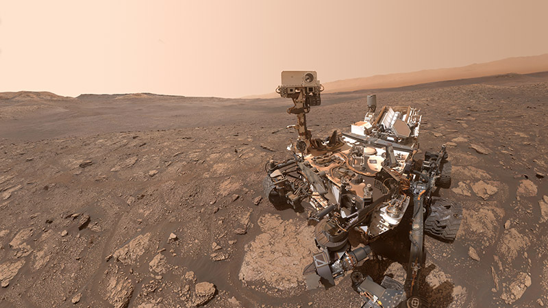 探测器在火星表面