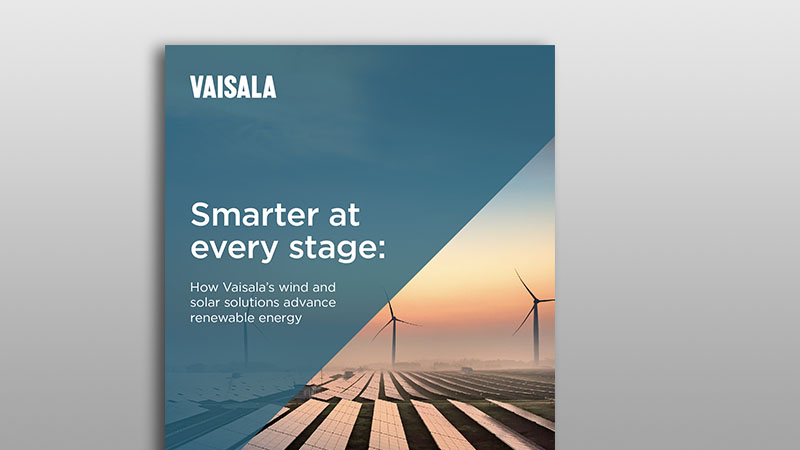 Vaisala风能和太阳能的能源解决方案