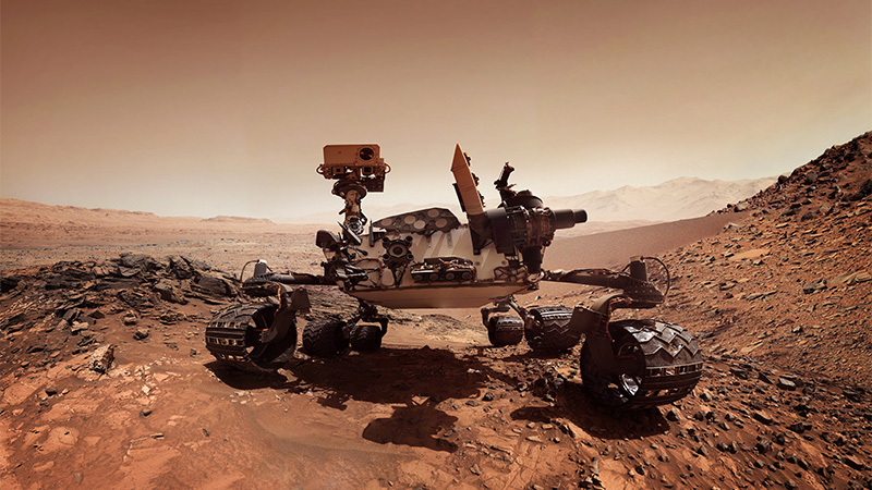 火星探查。画像の素材はははがが提供てい。。。