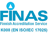 Finas K0008（EN ISO / IEC 17025）