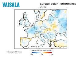 2016年欧洲太阳能性能,Vaisala