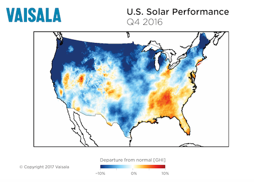 美国太阳能地图Q4 2016