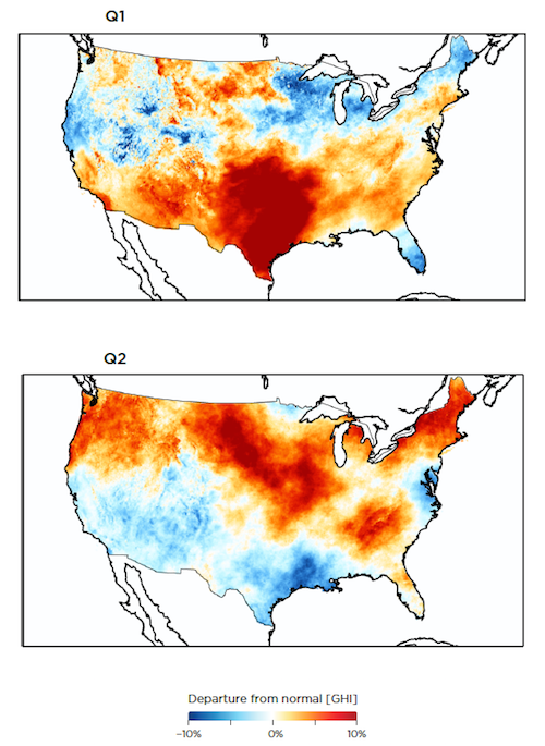 美国太阳能性能地图2016 Q1和Q2