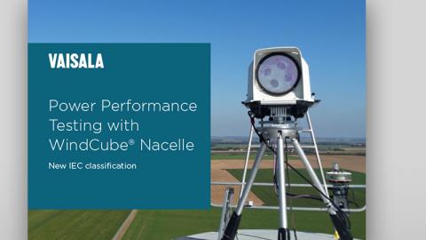 WindCube Nacelle功率性能测试。